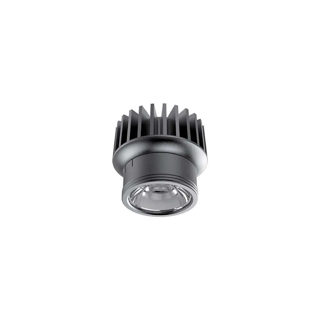 Spot LED Étanche IP54 Noir contre l'Humidité 10W CRI90 4000K Ideal Lux