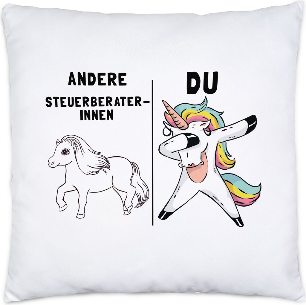 Andere Steuerberaterinnen Du Kissen Inkl. Füllung Pferd Einhorn Humor Lustig Unicorn Geschenk Apotheke
