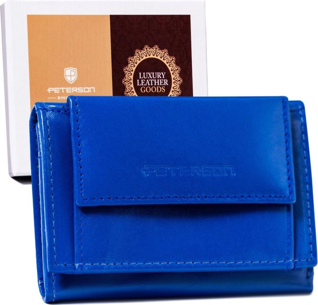 Peterson | Kleines Lederportemonnaie für Damen mit RFID-Schutz