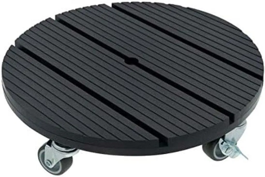 Chariot pour plantes anthracite 80 kg - Support roulant de qualité