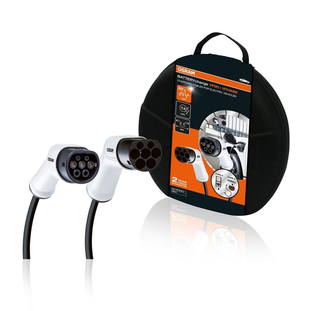 OSRAM OCC23205 Ladekabel Elektrofahrzeug IP65 7.2kW 32A Produktbild 