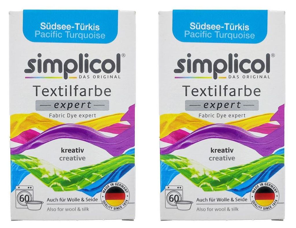 confezione da 2 Simplicol Textile Dye Expert South Sea Immagine del prodotto 