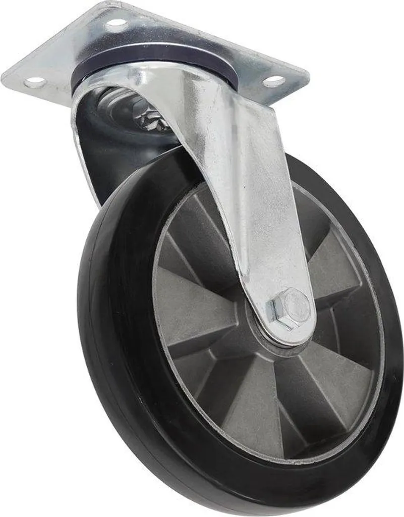 Solution de pivotement élastique 200 mm pour atelier et logistique
