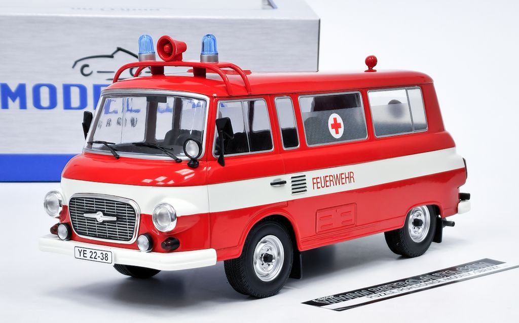 Barkas B 1000 (1965) Ambulance de pompiers MCG 1:18 Image du produit 