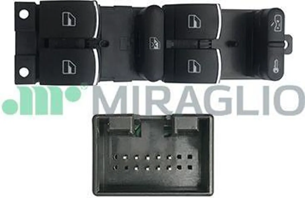 MIRAGLIO 121/VKB76002 Interruttore Vetri per VW Golf 4 e Seat Leon