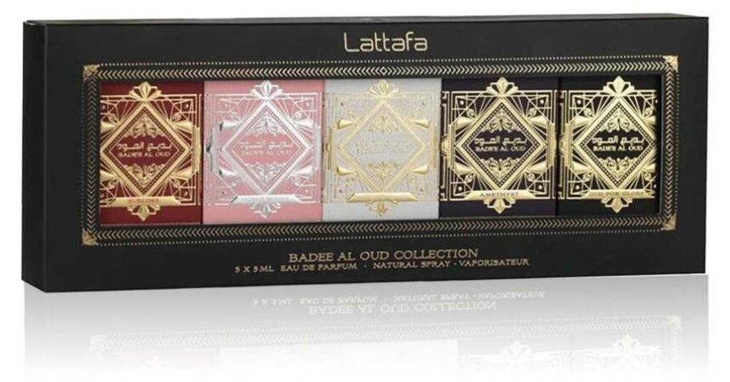 Lattafa Badee Al Oud Collection dárková sada unisex Set 5 x Obrázek produktu 