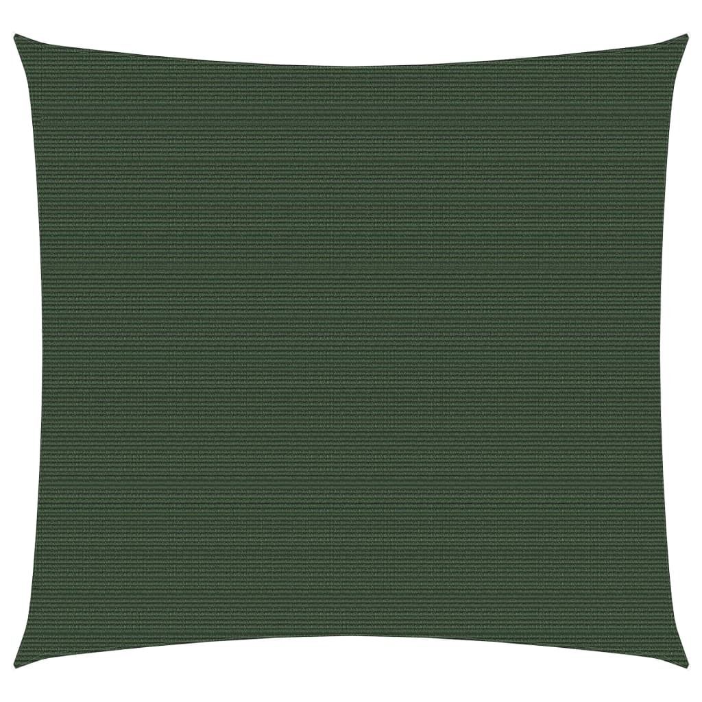 Sonnensegel 160 g/m² Dunkelgrün 2,5x2,5 m HDPE