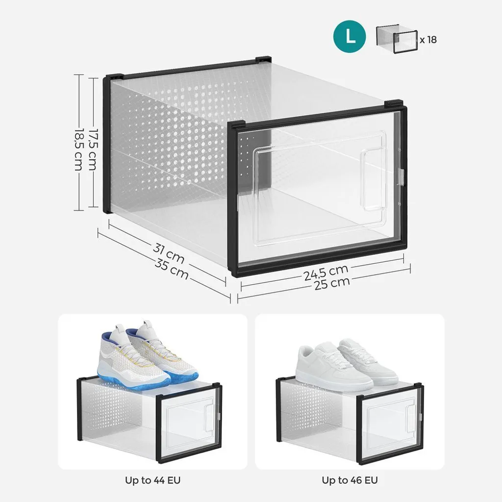 Pack de 12 Boîtes de Rangement pour Chaussures - Gain de Place Idéal - 3