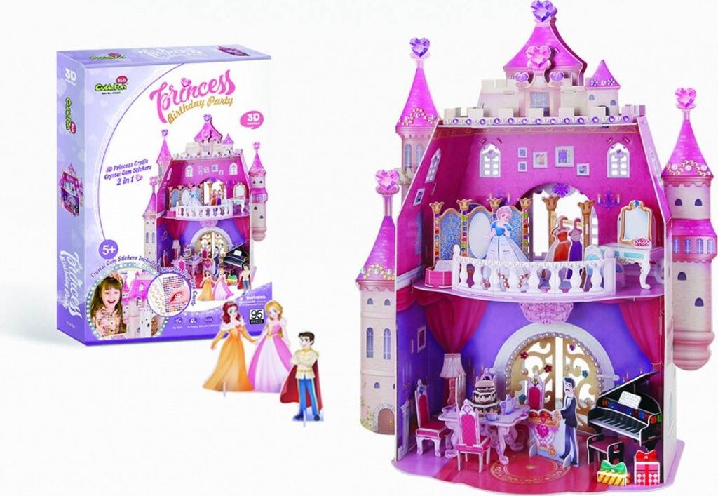 Cubic Fun CUBICFUN 3D puzzle Princess birthday house