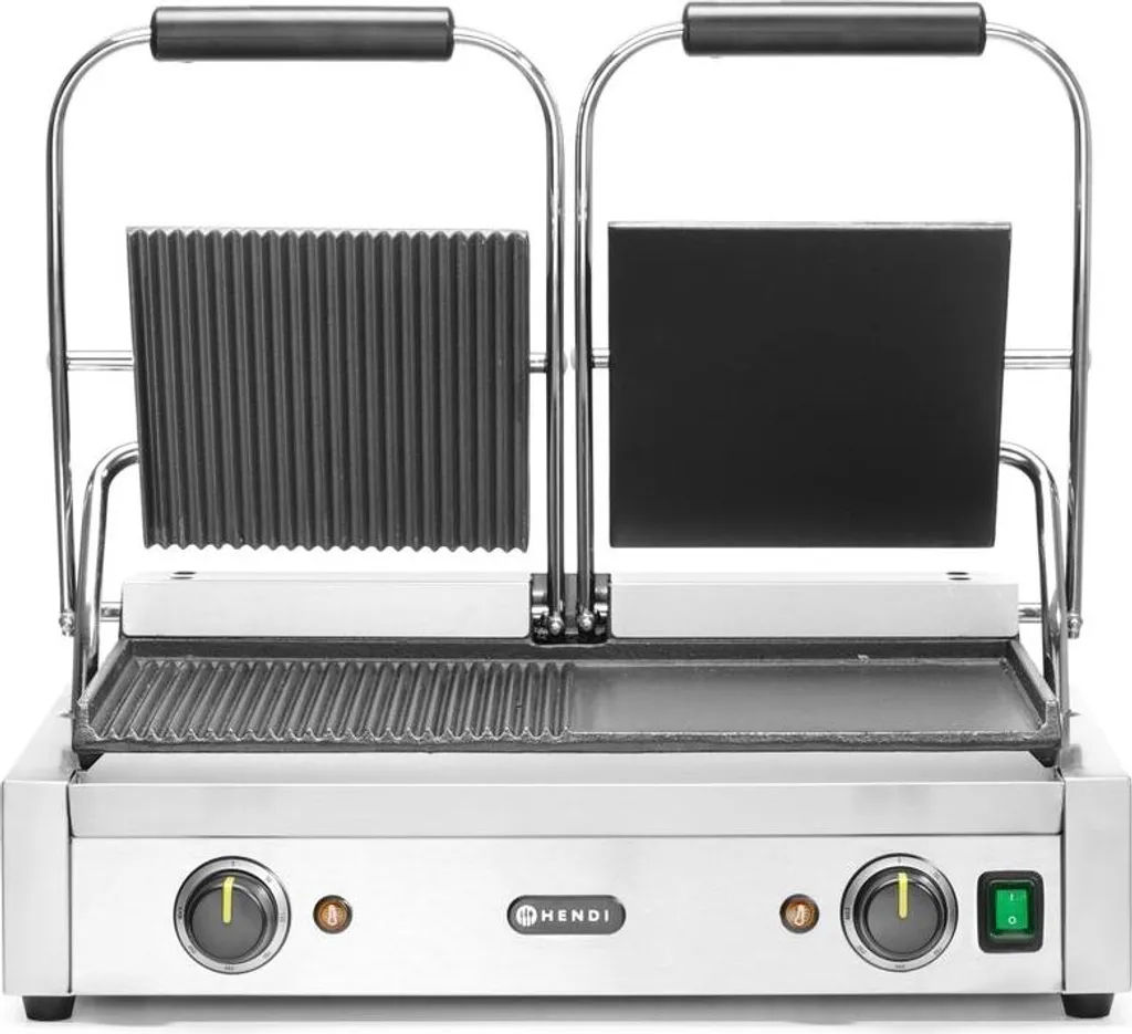 Appareil panini professionnel double mixte 230V idéal pour snacks