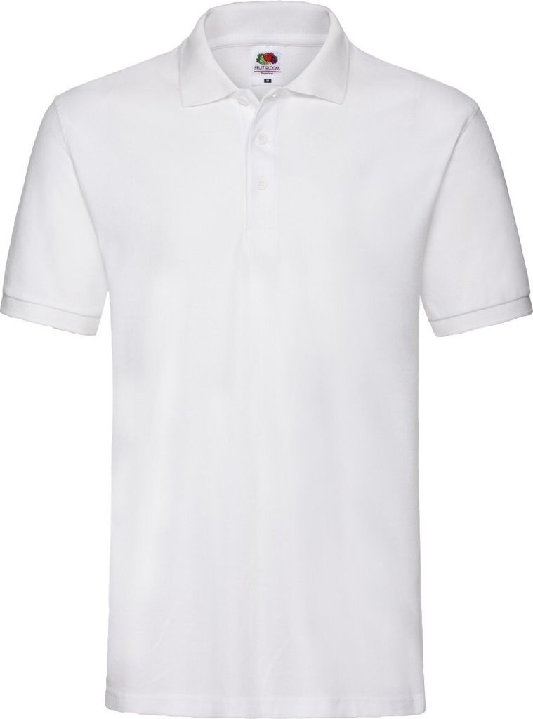 Fruit of the Loom - "Premium" Poloshirt für Herren RW9846 (XXL) (Weiß)