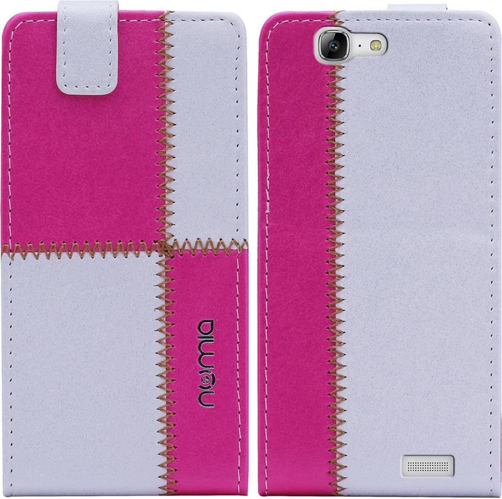 Huawei Ascend (G7) Numia Flipstyle Weiss-Pink