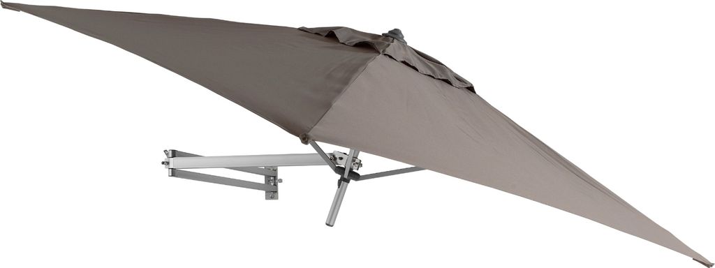 Sonnenschirm 200 x 200 cm eckig mit Wand Halterung ohne Produktbild 
