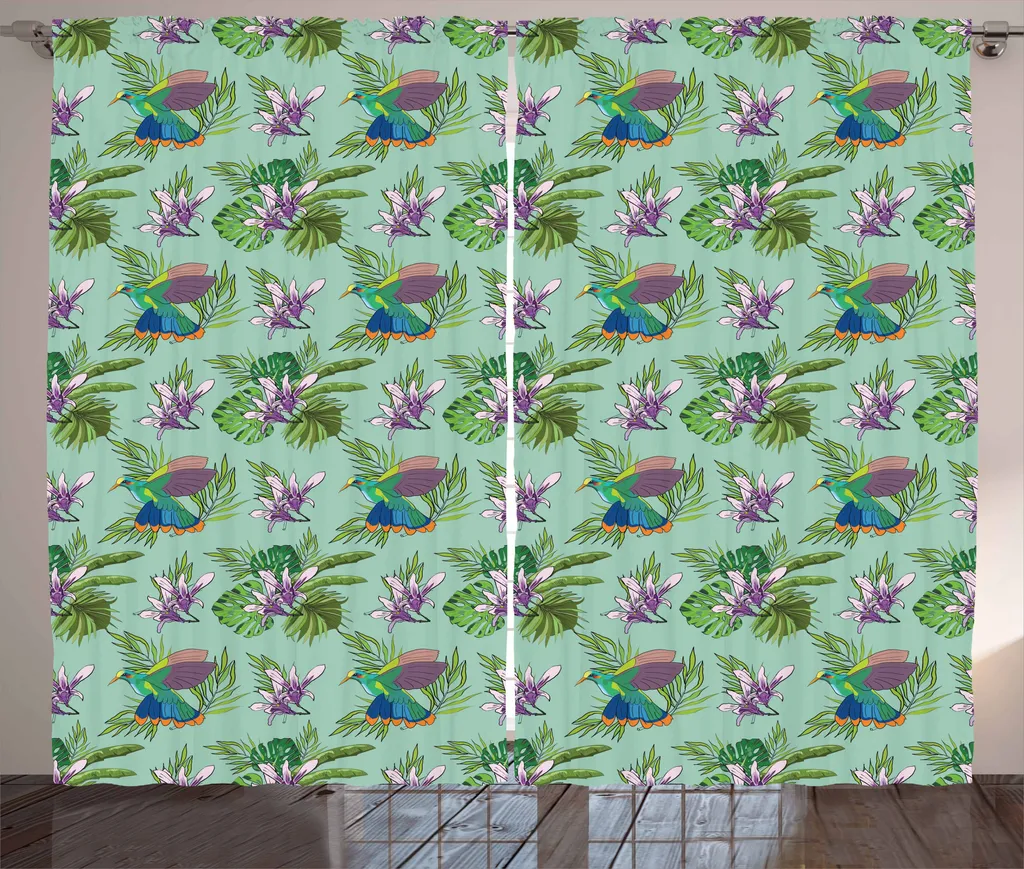 Tenda Casa Rustica Orchidee ABAKUHAUS - 280 x 175 cm Qualità Top