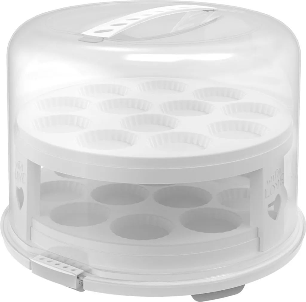 Rotho Fresh Taartdoos XL: Trasporto Professionale Torte e 24 Muffin