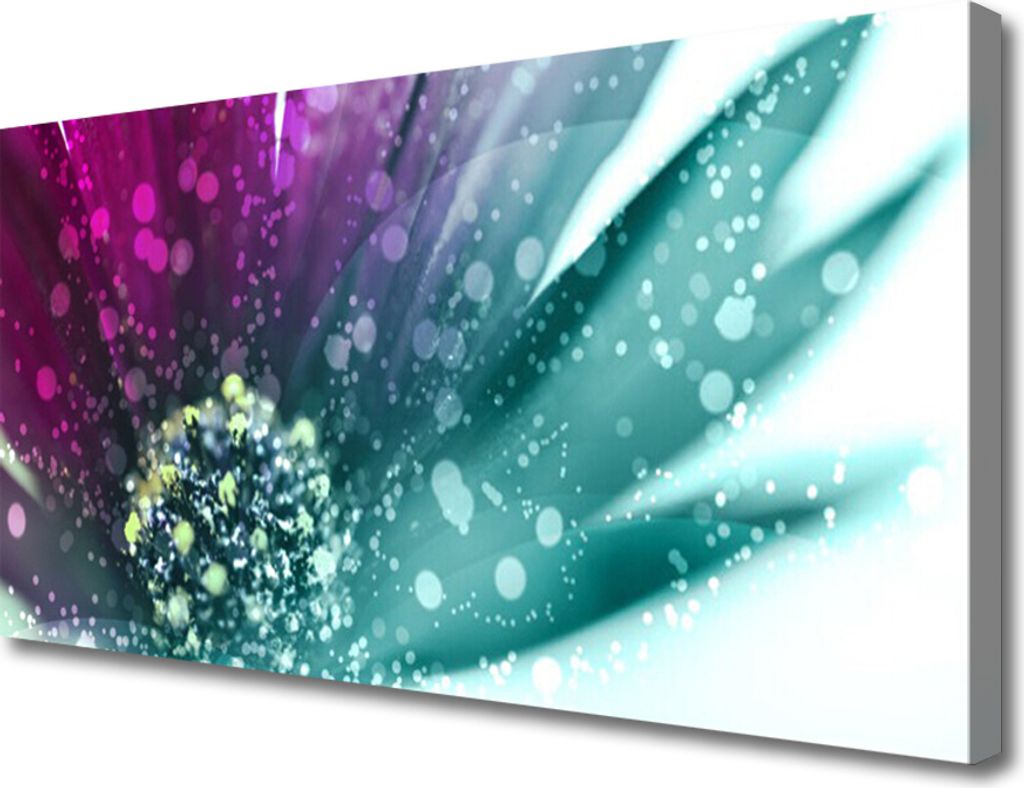 Tulup Leinwand-Bilder 100x50 Wandbild Canvas Kunstdruck Blume Kunst