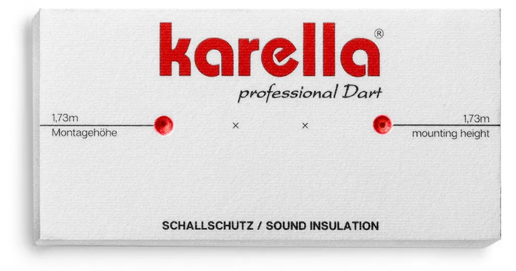 Karella Isolation Acoustique Compact Ø45 cm pour Cible de Fléchettes - 12