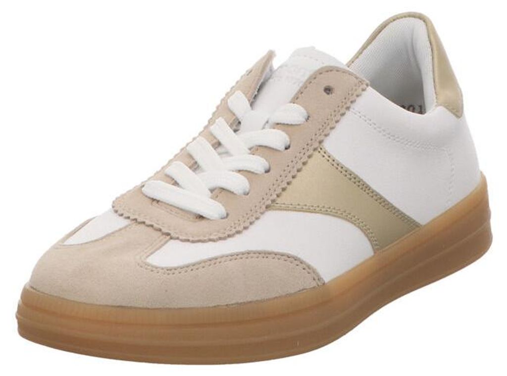 Remonte Trainers - White / Gold Faux Leather : 41 : Obrázek produktu 