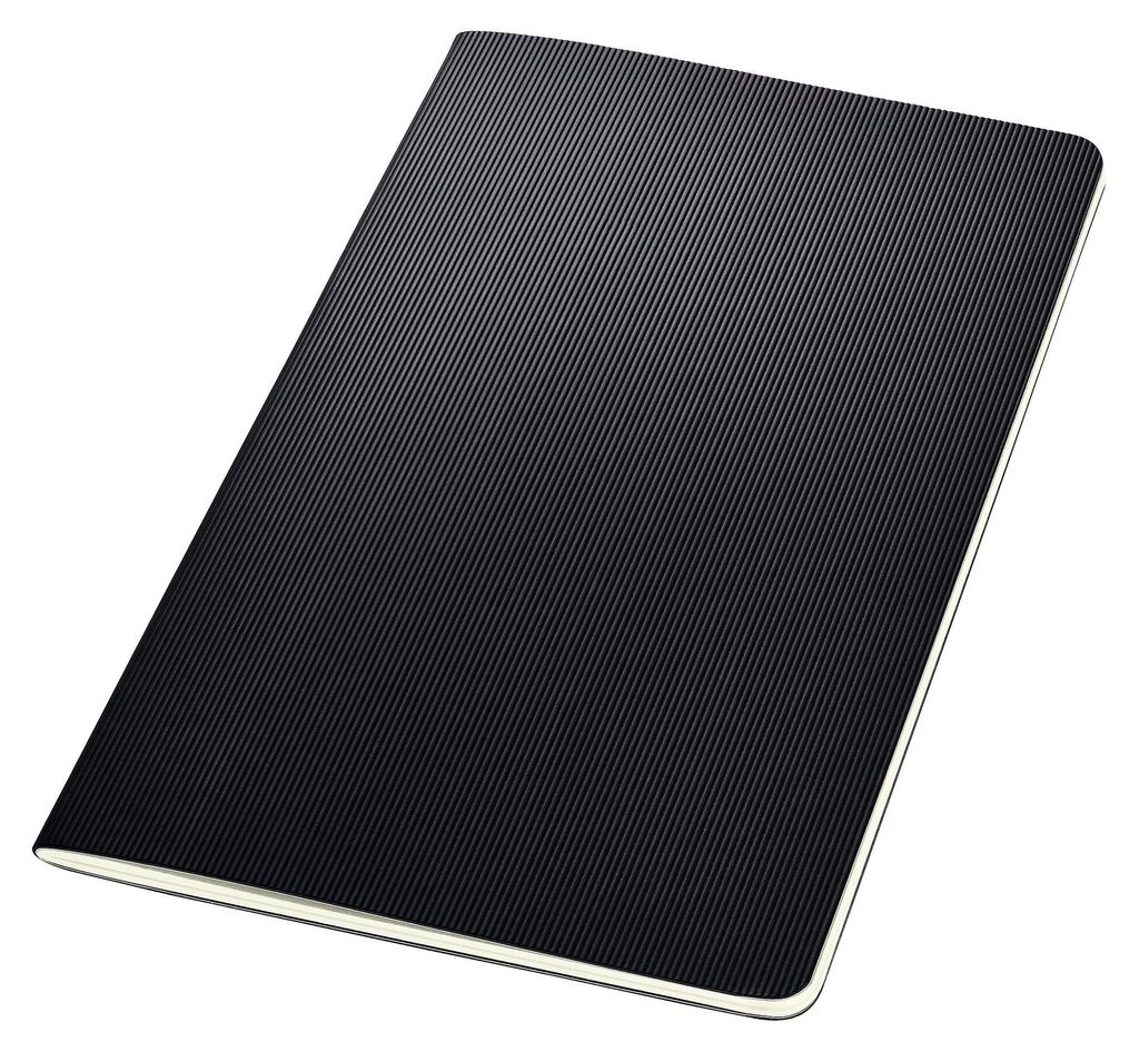 SIGEL CO863 Notizheft Conceptum, Softcover, ca. A5, liniert, schwarz, 64 S.