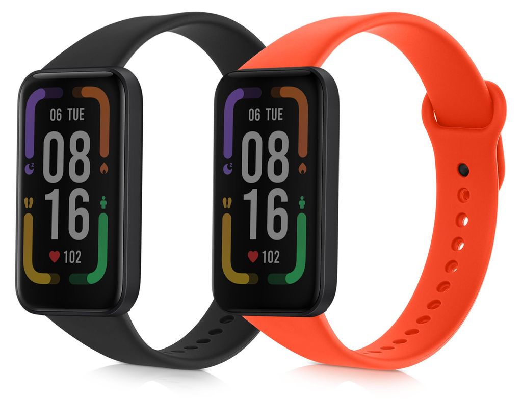 kwmobile 2x Uhrenarmband für Xiaomi Redmi Smart Band Pro Produktbild 