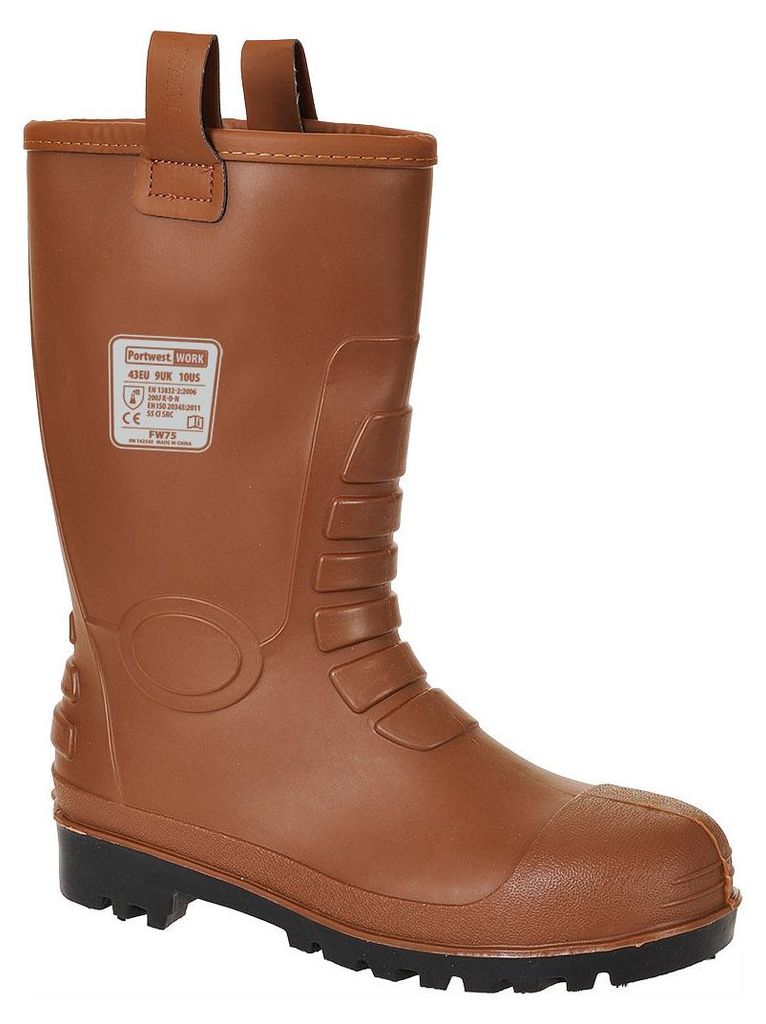 Portwest FW75 Neptune Rigger Sicherheitsstiefel S5 CI Tan Gr. 40