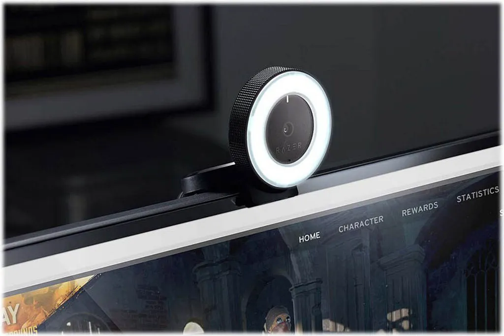 Razer Kiyo Webcam avec Ring Light Réglable pour Vidéoconférence et Jeu - 27