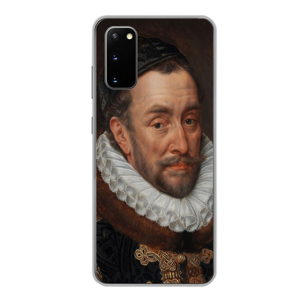 MuchoWow Handyhülle Schutzhülle Hülle für Samsung Galaxy S20 Wilhelm von Oranien - Gemälde von Adriaen Thomasz. Silikon Softcase Handy Hüll...