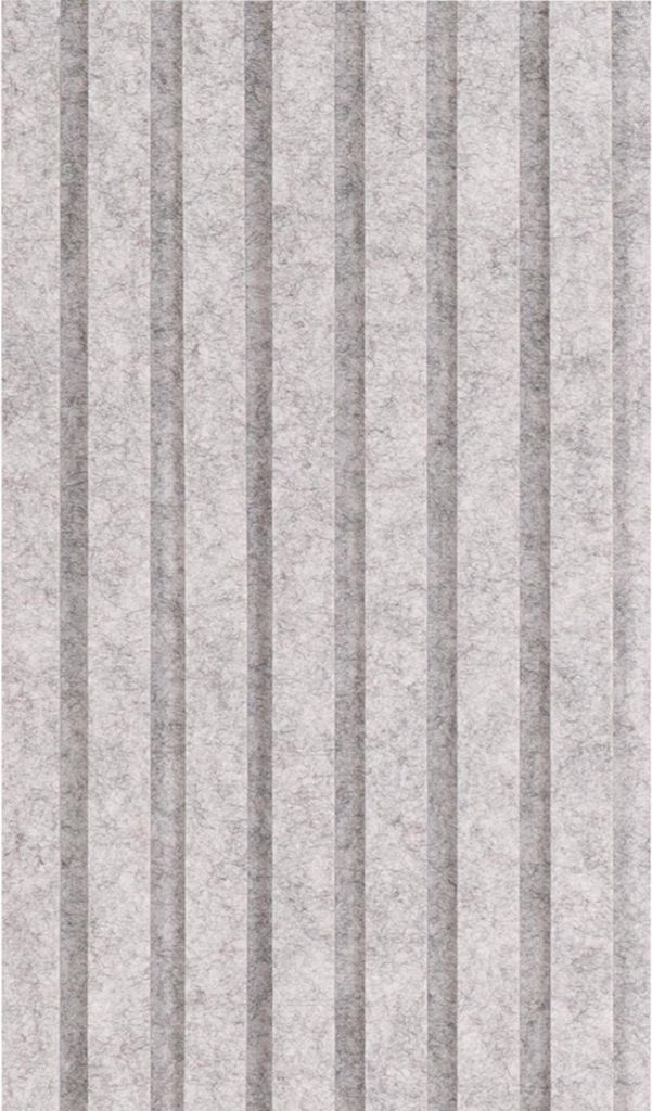 Akustikpaneel 20x240cm Wandpaneele Filz, B1 Brandschutz Farbe: Hellgrau, Größe: 20 x 240cm