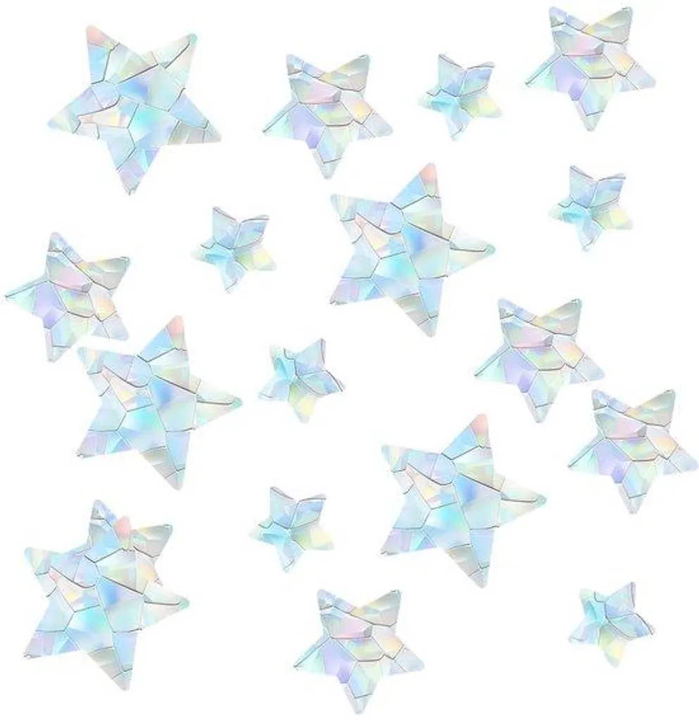 Empêchez les Chocs d'Oiseaux avec 84 Stickers de Fenêtre Prismatiques