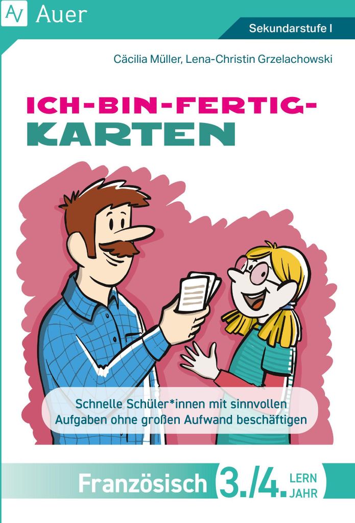 Ich-bin-fertig-Karten Französisch Lernjahr 3-4