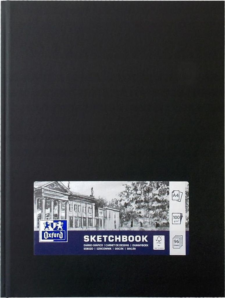Oxford 400152623, Einfarbig, Schwarz, A4, 48 Blätter, 100 Produktbild 
