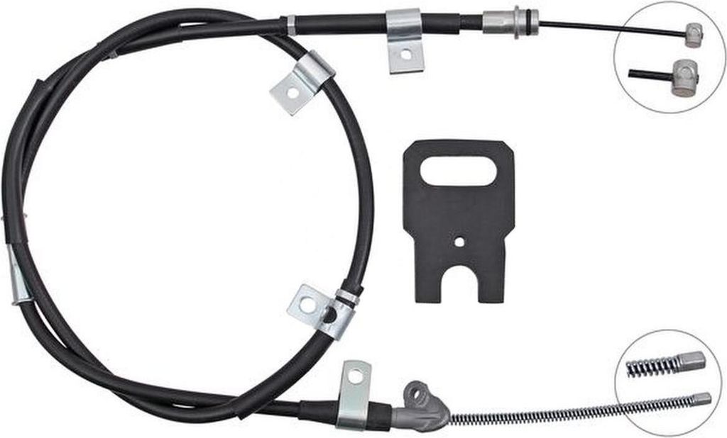A.B.S. Handbremsseil Seilzug Feststellbremse für SUZUKI Grand Vitara II SUV (JT, TE, TD) Hinten Links K10259