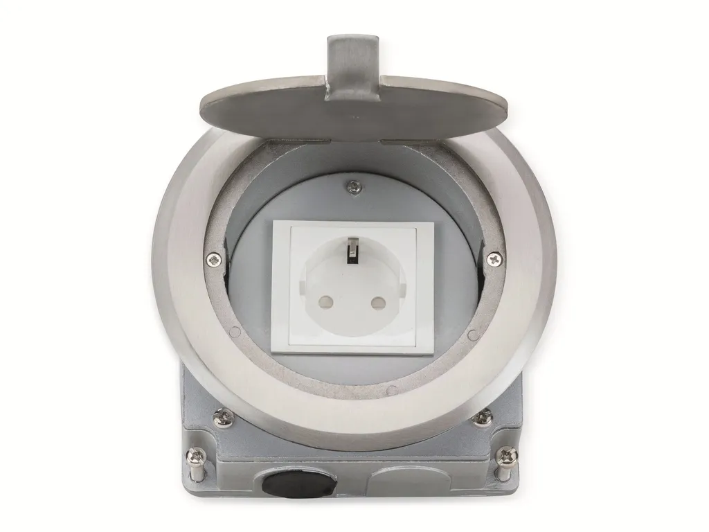 Évitez les câbles au sol : Prise encastrable 2000W 230V LEDmaxx sol