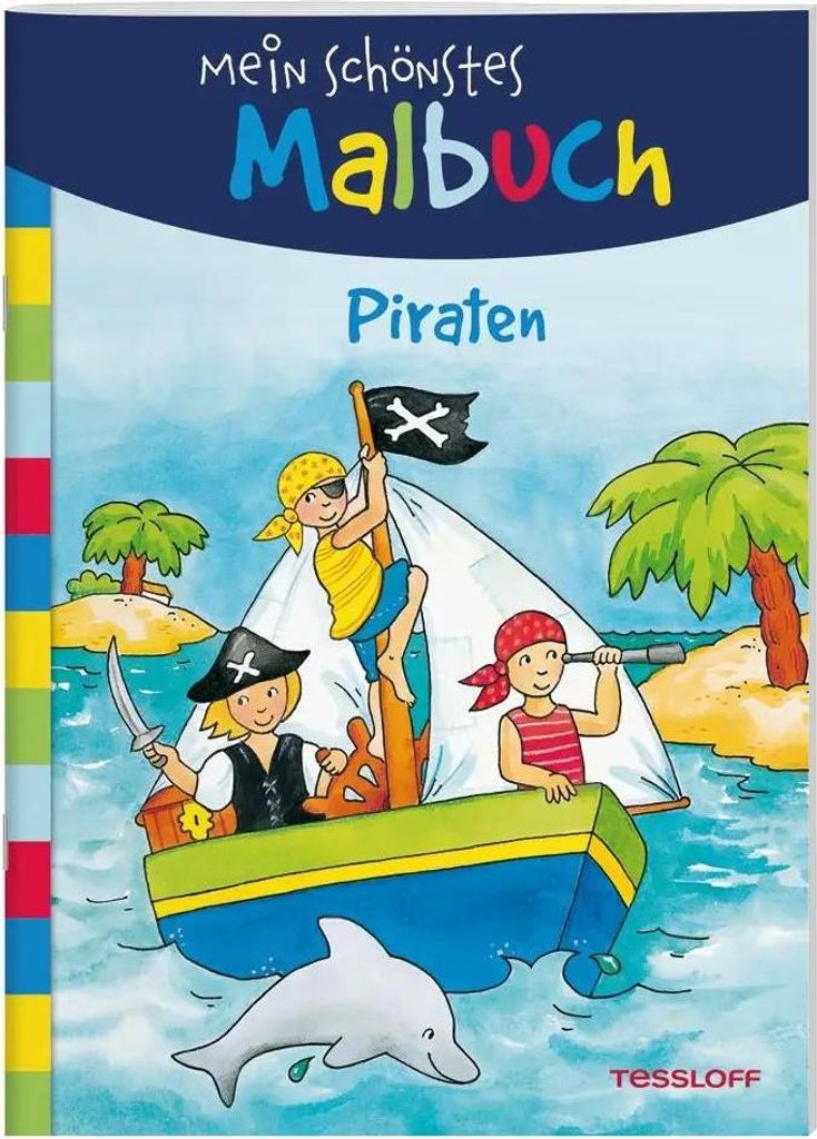 Mein schönstes Malbuch - Piraten