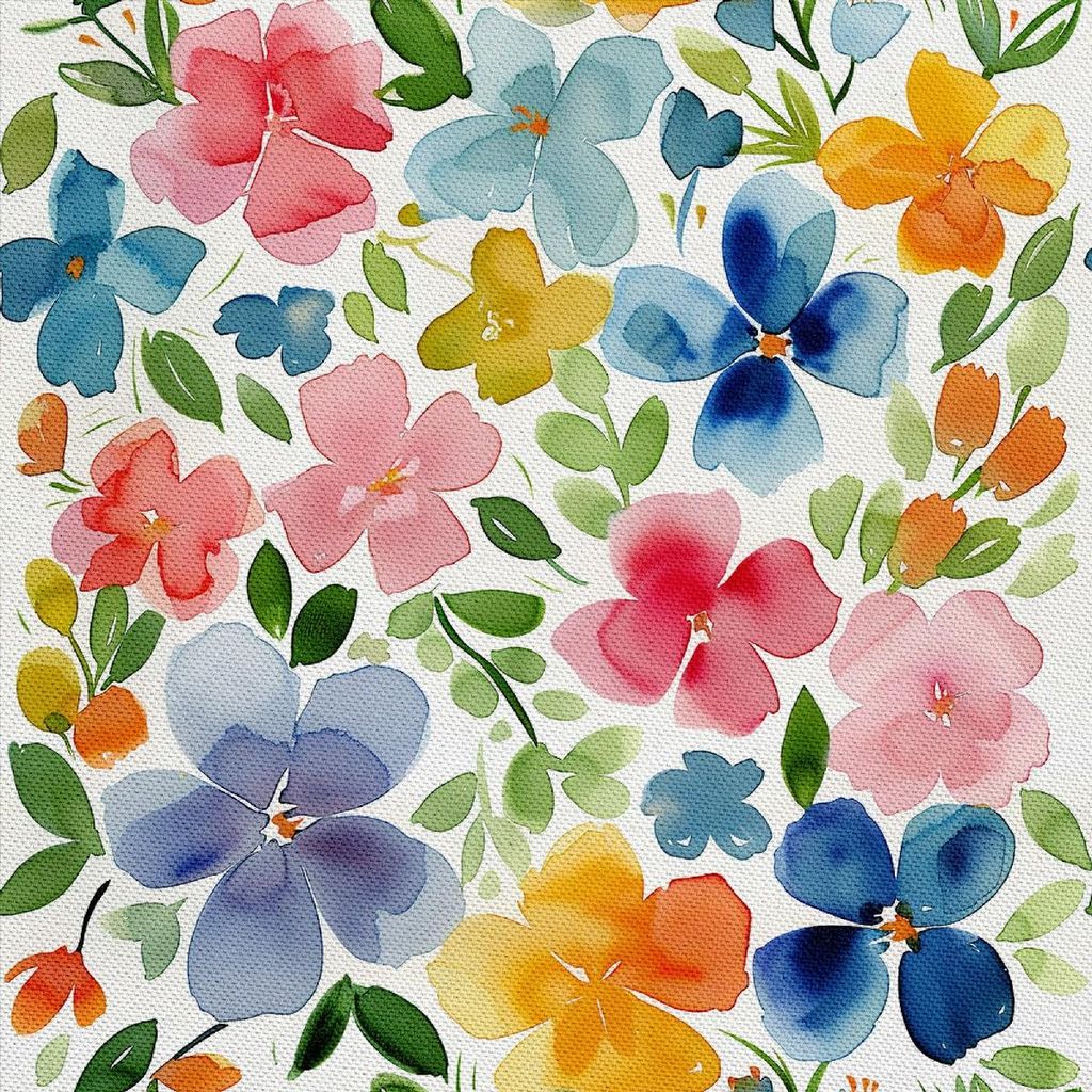 OUTDOOR DEKOSTOFFE OXFORD - Motiv Blumen I DX5621