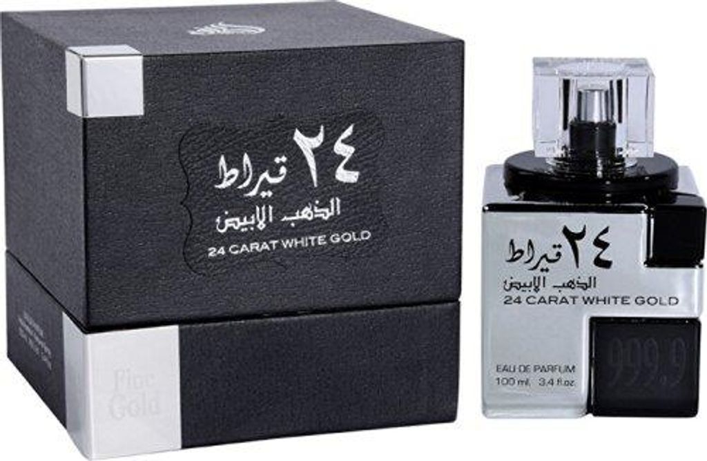 Lattafa 24 Carat White Gold eau de parfum unisexe 100 ml Image du produit 