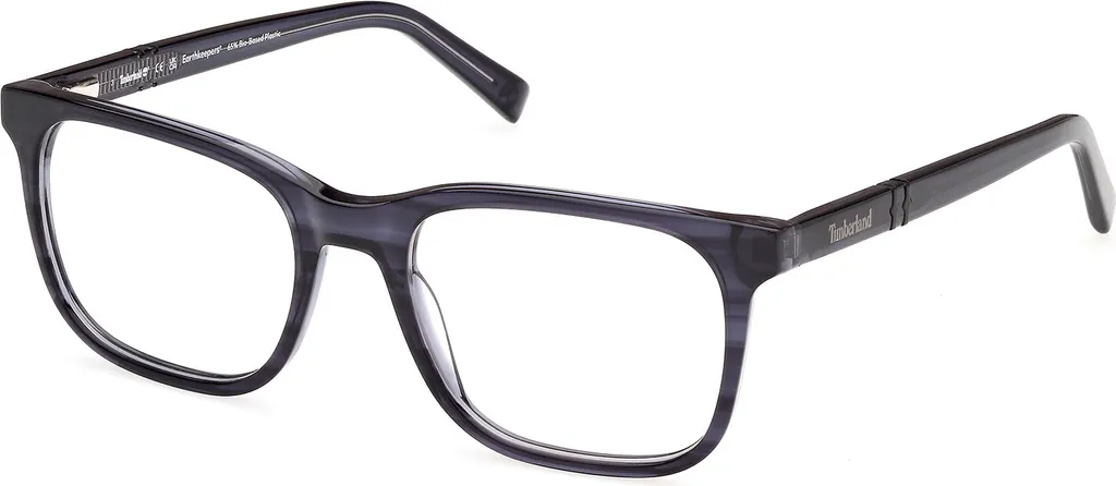 Monture de lunettes homme Timberland TB50024 bleu marine et écaille 54