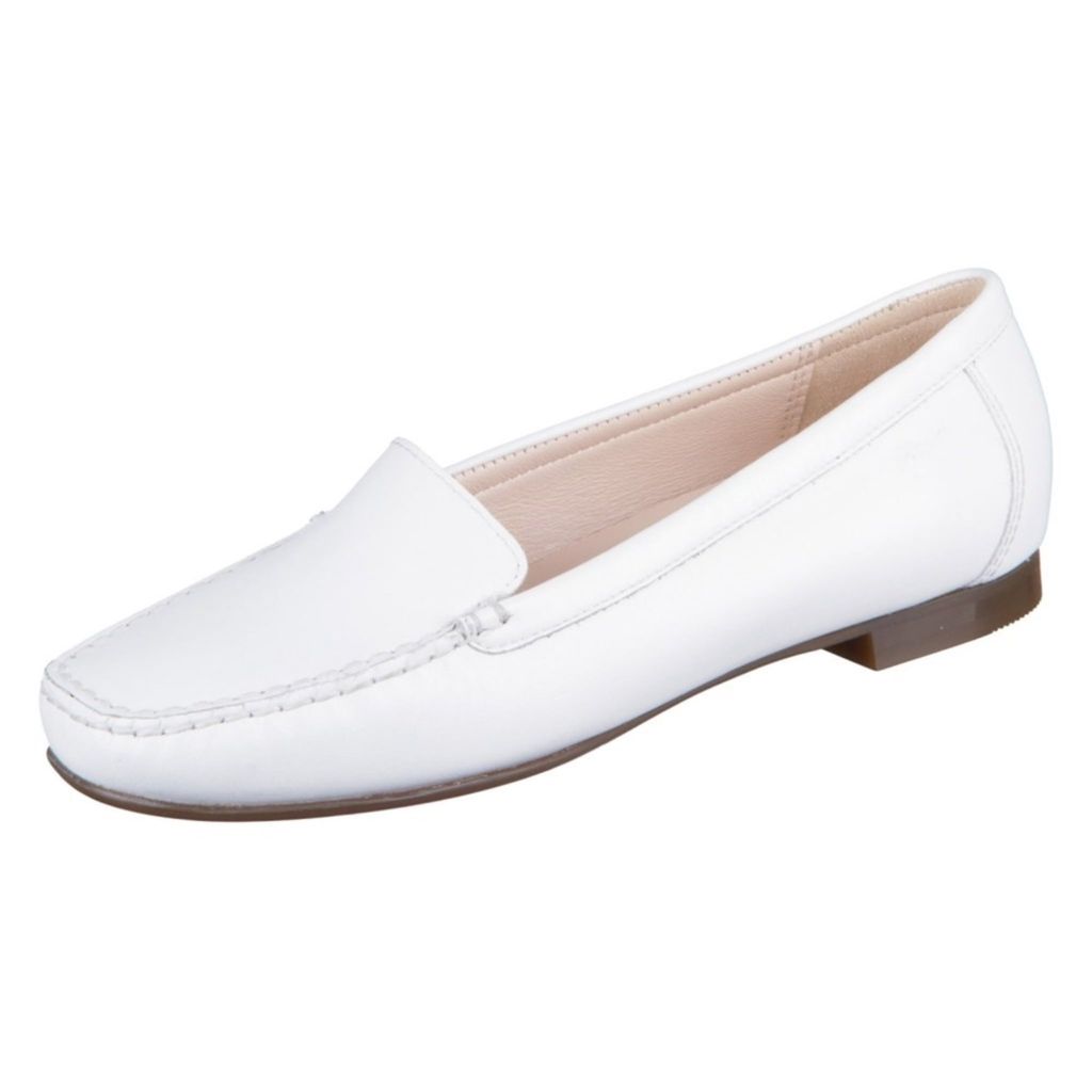 Sioux 66952 ZALLA, Slipper & Mokassin in Weiß für Damen, Größe 40,5
