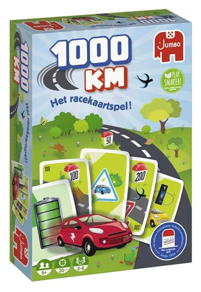 Jeu 1000KM Jumbo 1000 KM - Jeu Familial avec Bornes et Bottes Secrètes