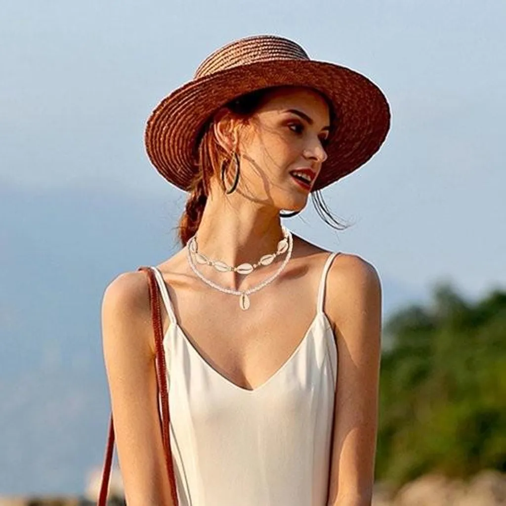 Collier Coquillage pour Vacances à la Plage - Look d'Été et Style Bohème
