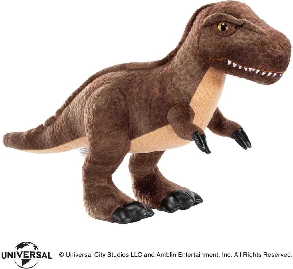 Doudou Dinosaure T-Rex Jurassic Park - Peluche de Collection Haute Qualité