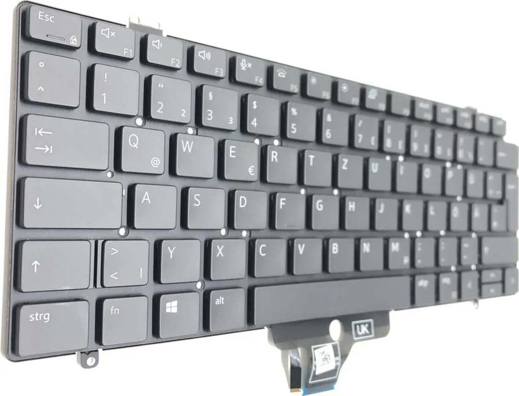 Clavier de remplacement pour PC Portable Dell Latitude 14 7410 Noir - 3