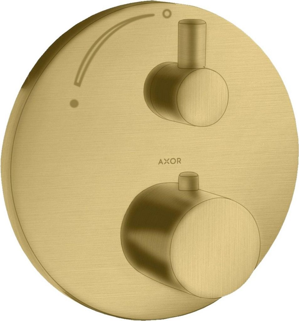 hansgrohe AXOR Uno² Thermostat Unterputzmodell mit Abstellventil, 1 Verbraucher, 38700250
