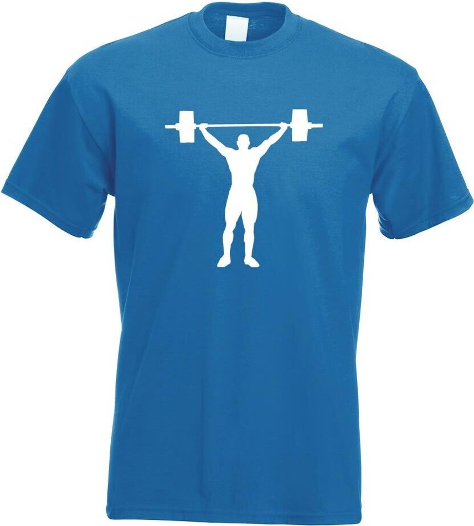 Kiwistar - T-Shirt - royal - Gewichtheber Gewichtheben Herren Funshirt Bedruckt Design Sprüche Spruch Motive - mit Motiv Bedruckt - Funshirt Desig...