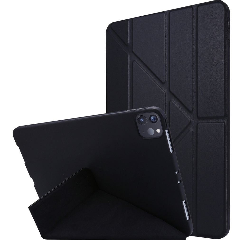 Mobigear Origami iPad Air 11 Zoll (2025) Hülle Klapphülle - Schwarz