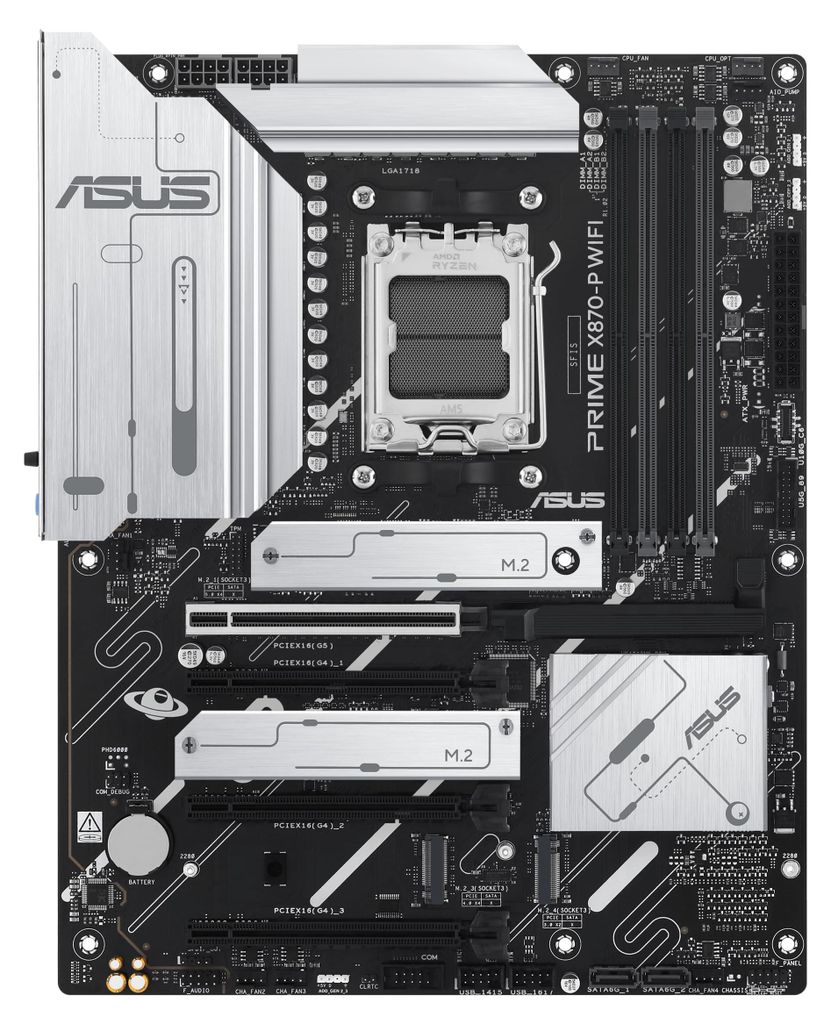 ASUS Prime X870-P WIFI AMD X870 Socket AM5 ATX Immagine del prodotto 