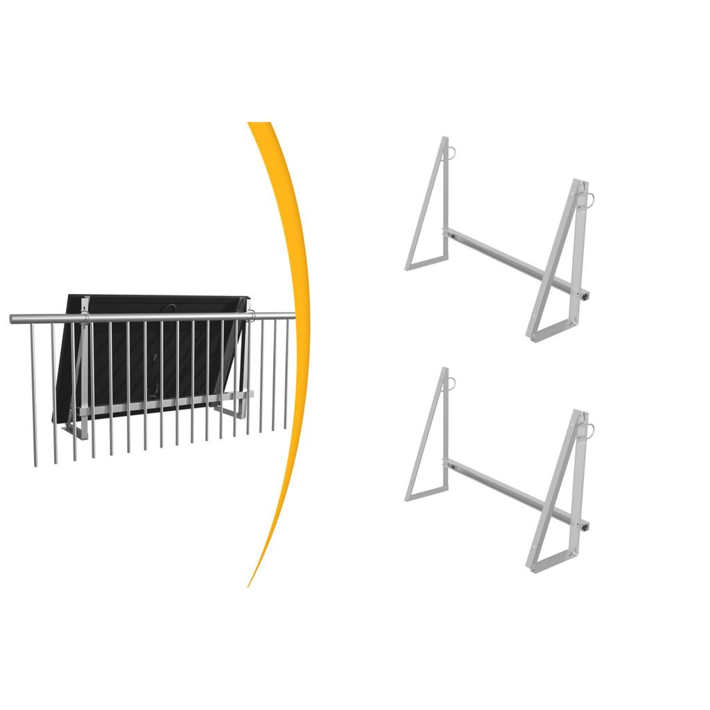 Powerness Aufständerung Solarmodul Halterung für Balkon & Produktbild 