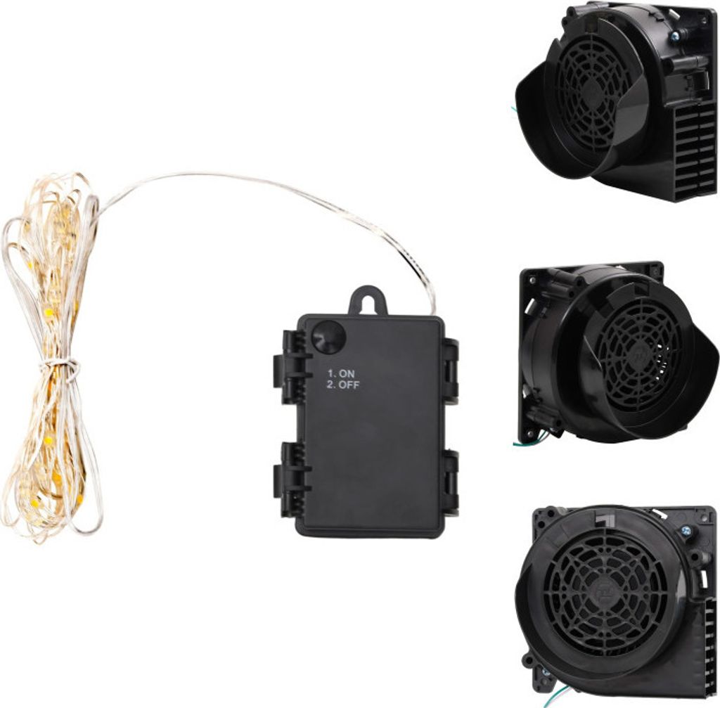 vidaXL LED-Lichterkette mit 110 LEDs und Gebläse 1100 cm - Weihnachtsbeleuchtung