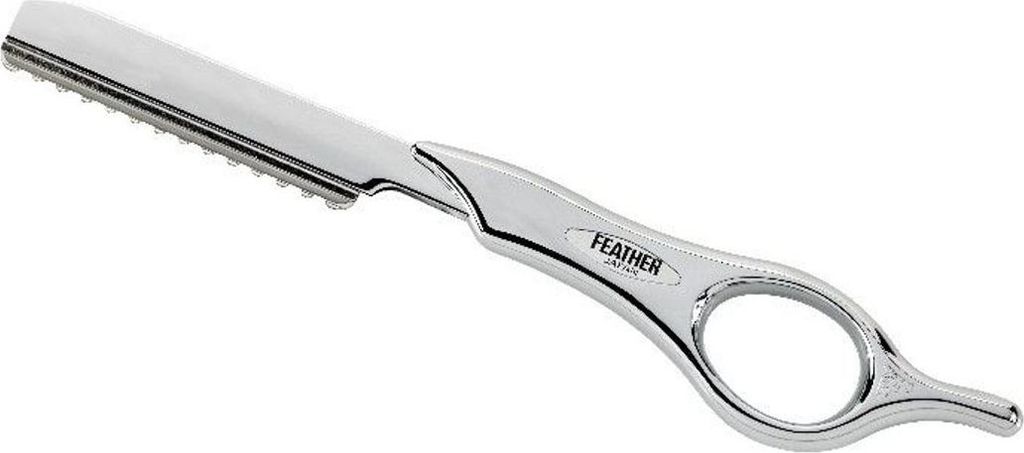 Rasoir Feather argenté court Image du produit 