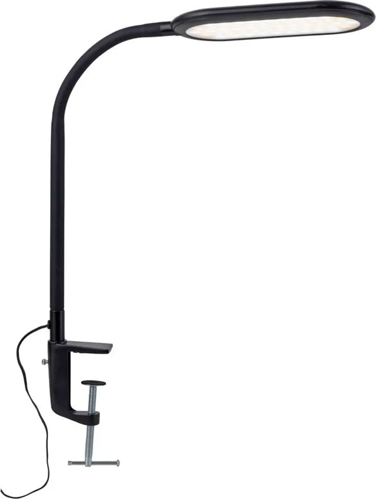 Lampe de table LED à pince tactile CCT réglable - Hauteur 67 cm